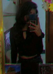 Chic Black Crop Top