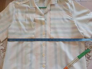 USA made Front open striped shirt