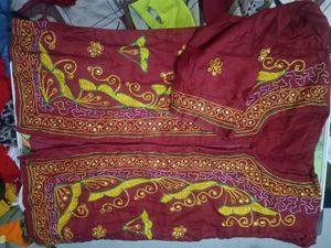 Elegant White &amp; Gold Rajasthani Lahenga