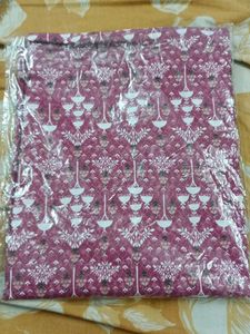 Maroon &amp; White Print Kurti