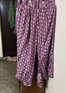 Purple Summer Palazzo Suit