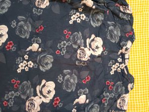 Floral Print Long Sleeve Shirt