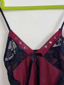 Red Lingery Tank Top