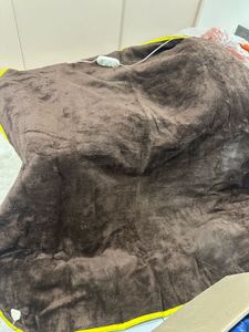 Heated Double Brown Blanket or Bed Warmer