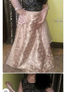 Beautiful Party Wear Lehenga In Contrast