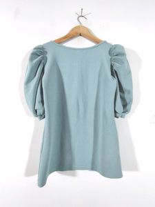 Light Teal Blue Top