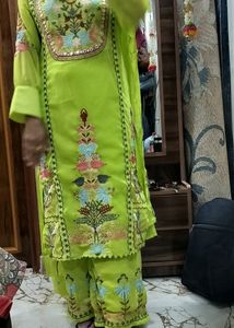 Kurta Palazzo And Dupatta Set