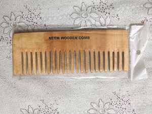 Wide Toothed Neem Wooden Comb