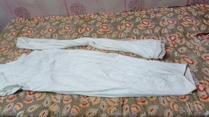 White Dupatta &amp; salwar..