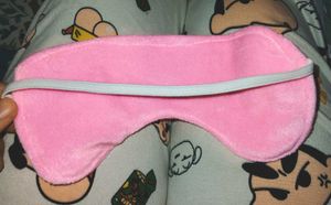 soft pink eye mask