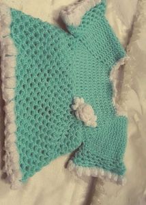 Crochet Baby Dress - Handmade