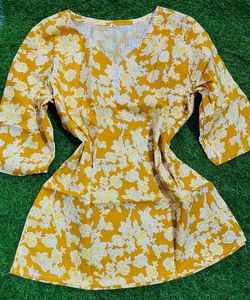 L Size Short Cotton Kurti Unused
