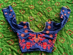 Embroidered Floral Skirt