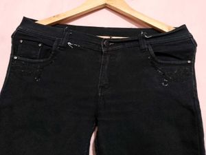 Black embellished Jeans ( women's)