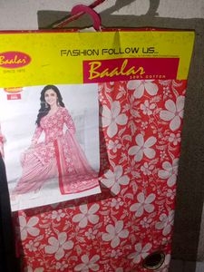 Cotton Branded Suit Set With Kamez And Dupatta