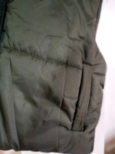 Dark Army Green Puffer Gilet