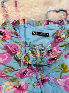 Floral Print Mini Dress