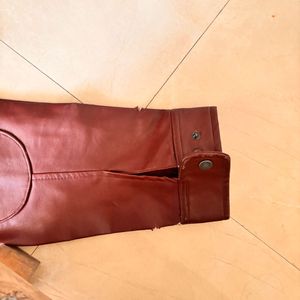 Burgundy Leather Jacket