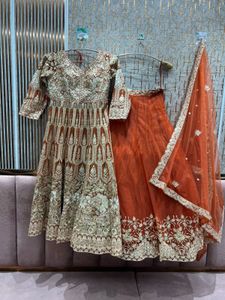 Today 🎁Buy Any Heavy Gown With Lehenga &amp; Dupatta