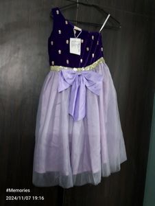 Purple Party Wear Dress - Fairies Forever