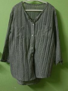 grey mesh shrug/shirt