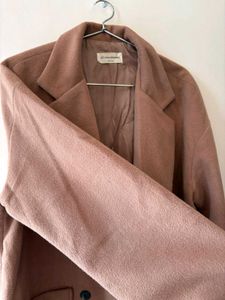 Tan Wool Blend Coat