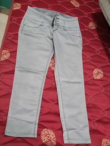 Light Blue High Waisted Pants