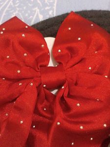 Satin Hair Clips With Bows