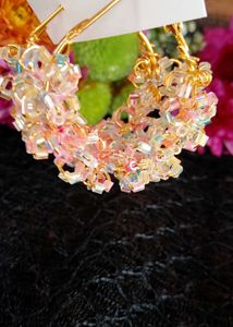 Beaded Hoop Earrings