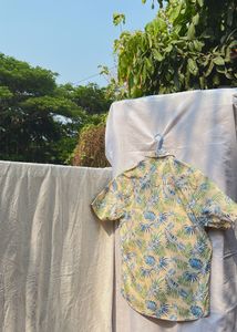 MAX Large Slim Fit Floral Shirt