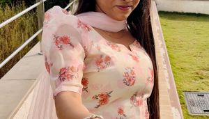 organza Floral kurta