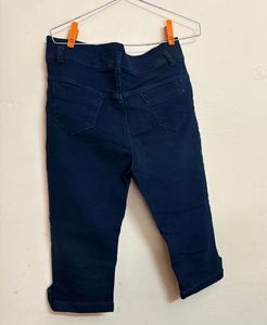 Blue Capri Jeans