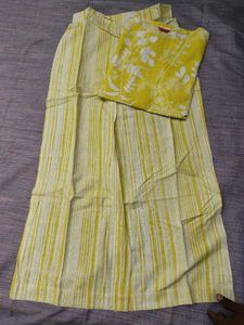 W Brand Kurti With Palazzo Pant