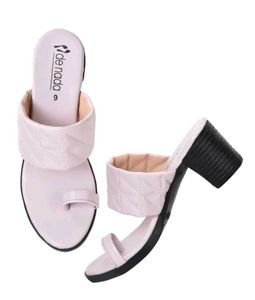 Lavender Stitch Mule Sandal
