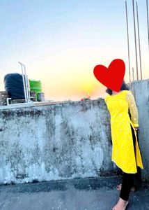 Yellow Embroidery Kurti