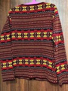 Vintage Patterned Cardigan