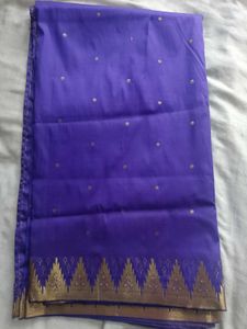 Purple Silk Saree