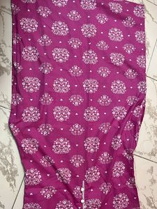 🆓 Delivery Floral Pink Kurti