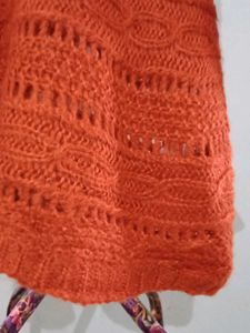 Rust Knit Sweater