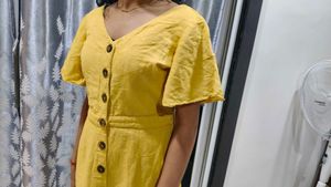 button up dress