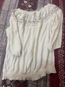 White Casual Top