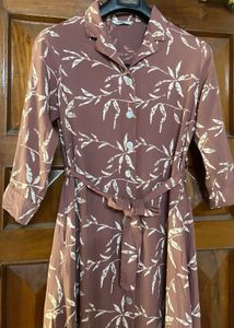 Floral Print Shirt Dress