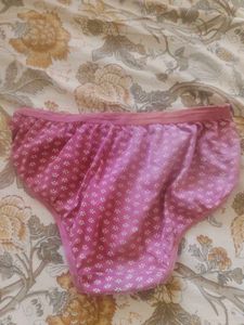Pink Floral Cotton Briefs