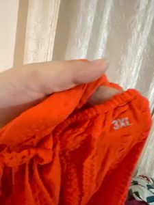 Orange dress