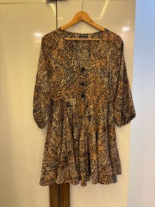 Printed Mini Dress