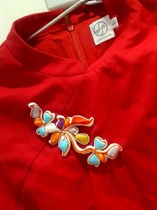 Red Hot Onepiece Partywear Formal Wear Dress