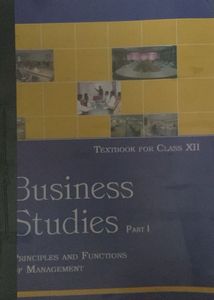 Business Studies Textbook for Class XII Part 1