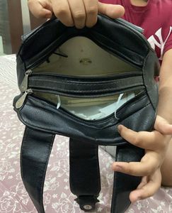 Black handbag