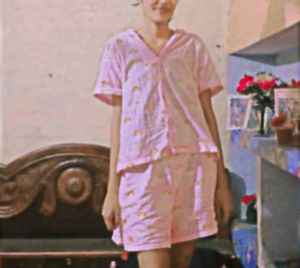Pretty Pink Cotton Nighty Co Order Set