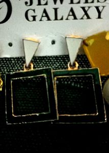 Golden Jhumka Earrings